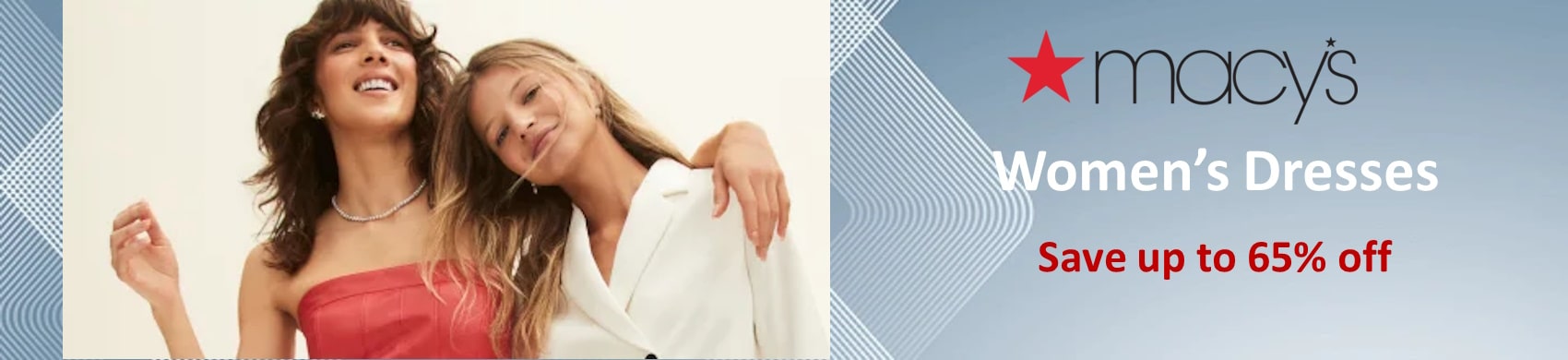 Macy's women's Dresses Ad.