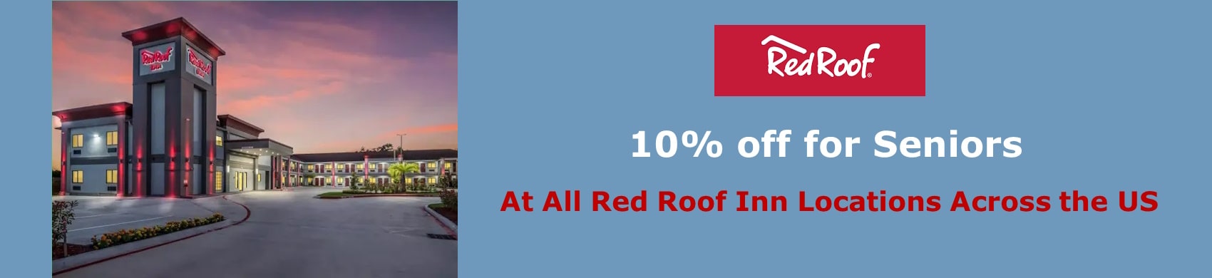 Redroof hotels Seniors Discounts