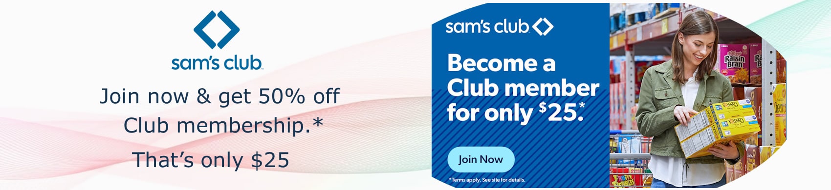 Sam''s Club Membership Discounts Ad.